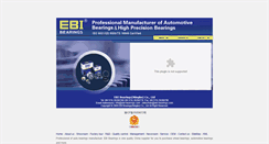 Desktop Screenshot of ebi-bearings.com