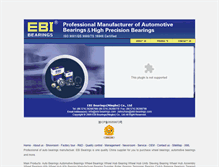 Tablet Screenshot of ebi-bearings.com